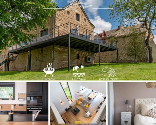 Moyrazes Casa | Les Combettes - Terrasse, Jardin & Proche Lac