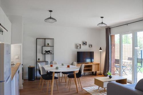 Biscarrosse Apartamento | Les Cottages jardin élégant et ambiance cosy