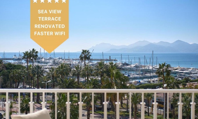 Pointe Croisette Apartamento | Les DUNES 3 BEDS CROISETTE BEACHES Sea VIEW
