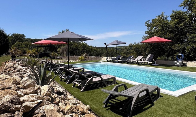 Clermont-Dessous Casa | Les Gîtes du Fournil Des moines " Le Four à Pain " naturist area