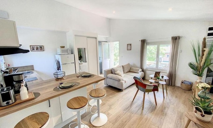 Villefranche-de-Lauragais Apartamento | Les pénates du pastel - Jardin & Terrasse