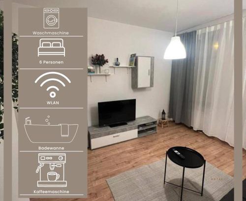 Plagwitz Apartamento | Lichtung Appartement - *WLAN*Netflix*Stadion-Nah*