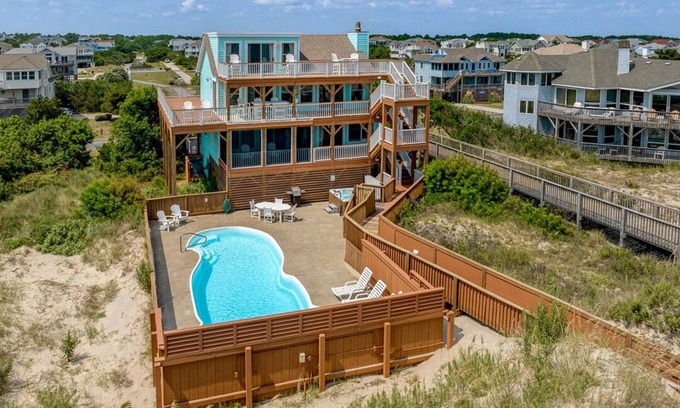 Whalehead Beach Casa | Life is Good | Oceanfront | Private Pool, Hot Tub, and Dog Friendly