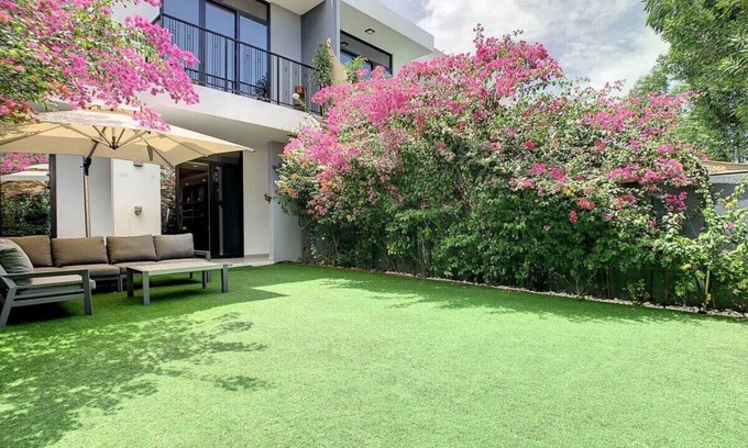 Motor City Casa | Light & Airy 3BR plus Maids Villa in Motor City
