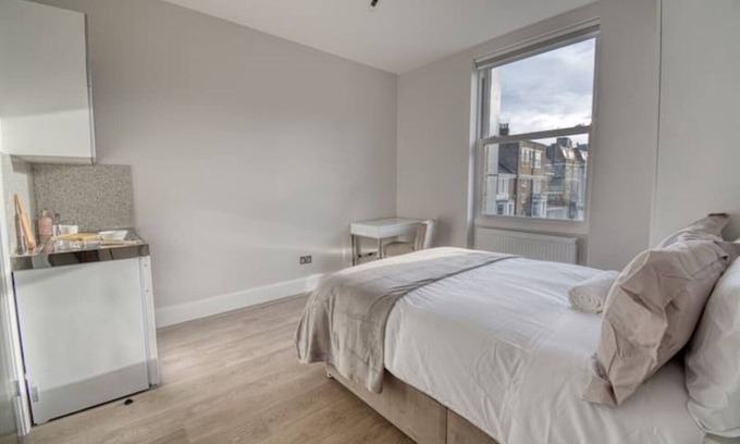 West Brompton Apartamento | Light Studio Flat in Chelsea