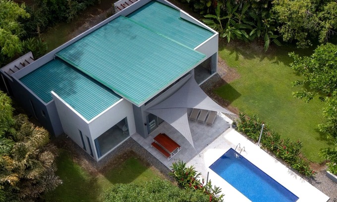Cahuita Casa | Lilan Nature, Casa Moderna N ° 1 con piscina privada, A / C y Wifi