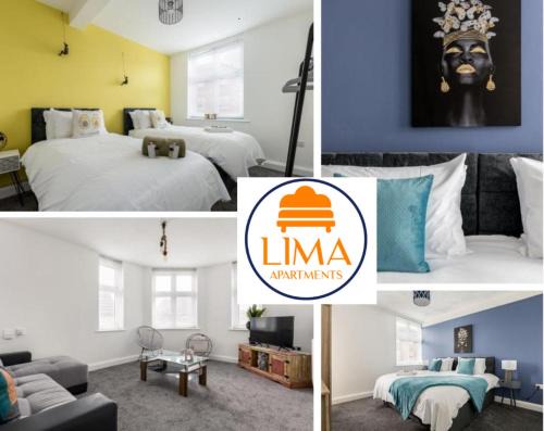 Boscombe Apartamento | Lima Apartments Ltd-4 Beds-Large property -Long Stay Deal-Business-Parking