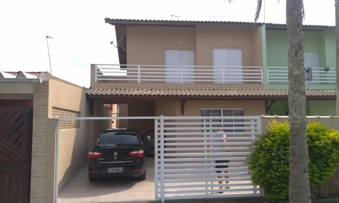 Mongagua Casa | Linda Casa pé na areia em Mongagua