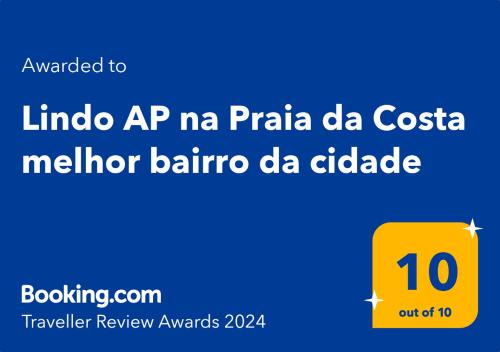 Vila Velha Apartamento | Lindo AP na Praia da Costa melhor bairro da cidade