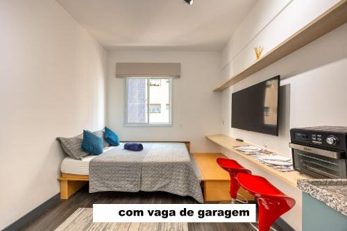 Santa Paula Apartamento | Lindo Estudio - com estacionamento incluso ap 814