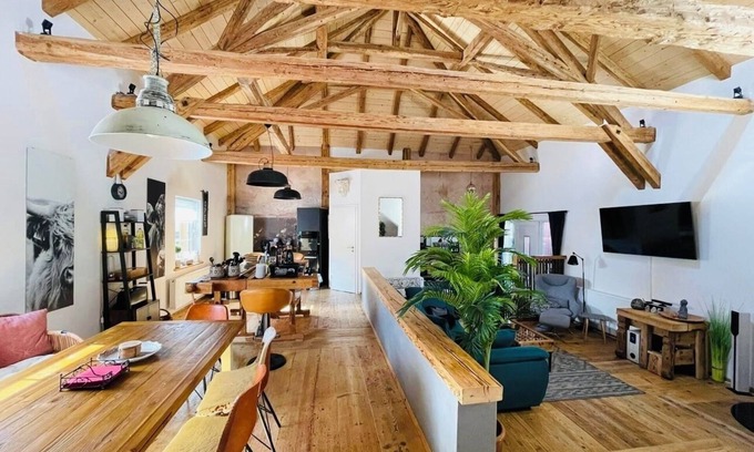 Oberreute Casa | Living loft with terrace between Lake Constance and the Alps. Pet friendly!