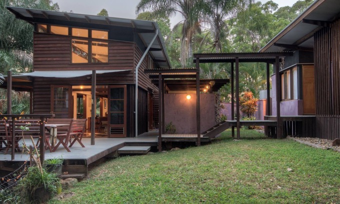 Verrierdale Casa | Lizard Lodge - Funky Bush & Beach Retreat ubicado en un entorno mágico de arbustos