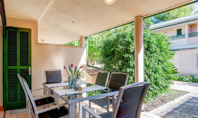 Alcudia Cabaña | Llac Gran - Precioso chalet con terraza y jardín muy cerca del mar