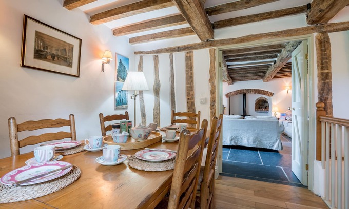 Eglwysbach Cabaña | Lletty & Annexe - a joint marketing that sleeps 8 guests in 4 bedrooms