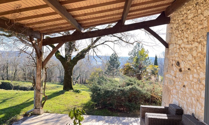Parranquet Cabaña | Located in a haven of greenery 15 minutes from Villereal and Monpazier