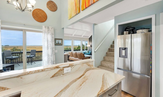 St. Simons Island Casa | Located in Sea Palms with beautiful Marsh views!
