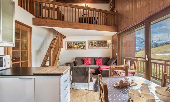 Megeve Apartamento | Location Appartement 2 Chambres à Megève, Proche Télécabine Jaillet, Parking et Animaux Acceptés - FR-1-453-38