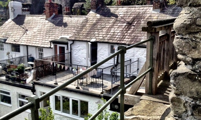 Conwy Cabaña | UBICACIÓN UBICACIÓN UBICACIÓN - TERRAZA DE TECHO ÚNICA Y VISTAS AL CASTILLO