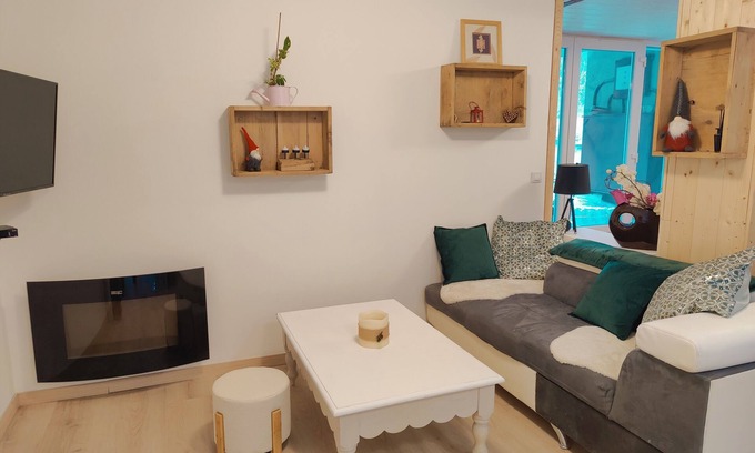 Le Lauzet-Ubaye Apartamento | Location T2 Le Roselin Rez de Chaussée
