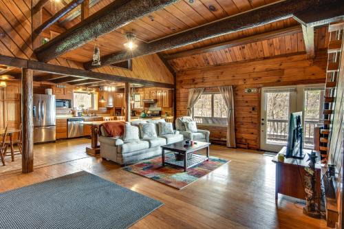 Lock Haven Casa | Lock Haven Cabin with Wood Stove and Mountain View!