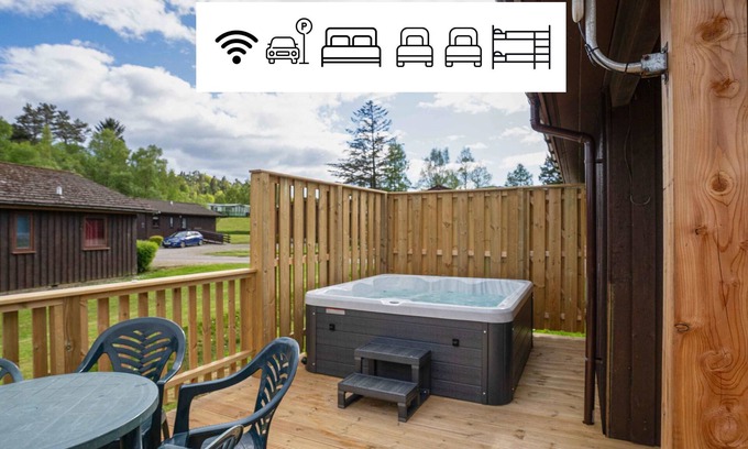 Kilmun Apartamento | Lodge-3BR - Hot Tub - Hunters Quay