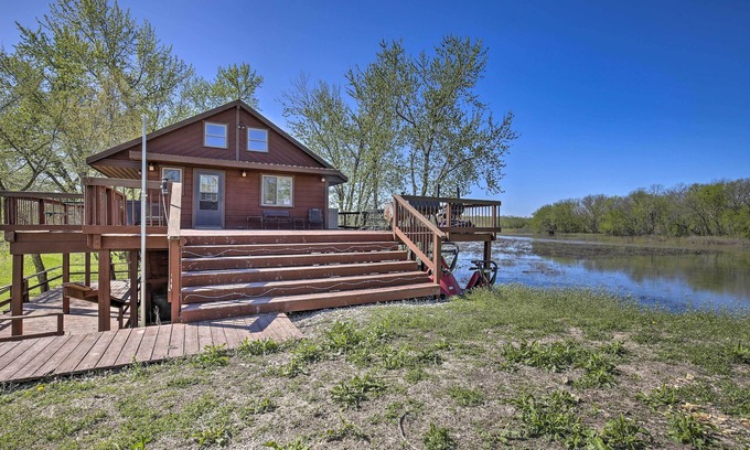 Wakenda Cabina | ¡NUEVO! Lodge en 240 Acres w / Deck, Grill & Fire Pit!