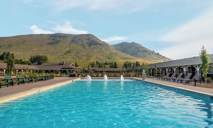 Jackson Hotel | Lodge-Style Property with Relaxing All-Season Pool, Hot Tubs, Outdoor Fire Pits!