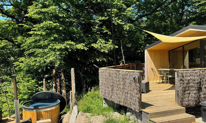 Orbey Cabina | Lodge with Hot Tub and sunny terrace in the heart of Alsace