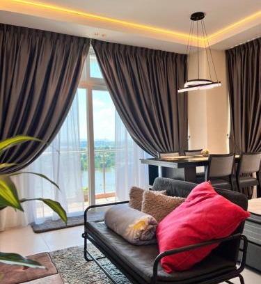 Kuching Apartamento | LoFF Suite River View 2 Bedroom at Kuching Riverine Resort