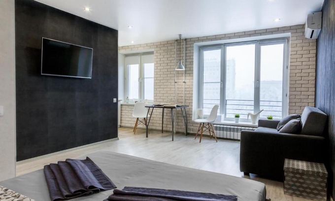 Nizhniy Novgorod City Centre Apartamento | LoFT с панорамным видом на пл Горького ARTapart
