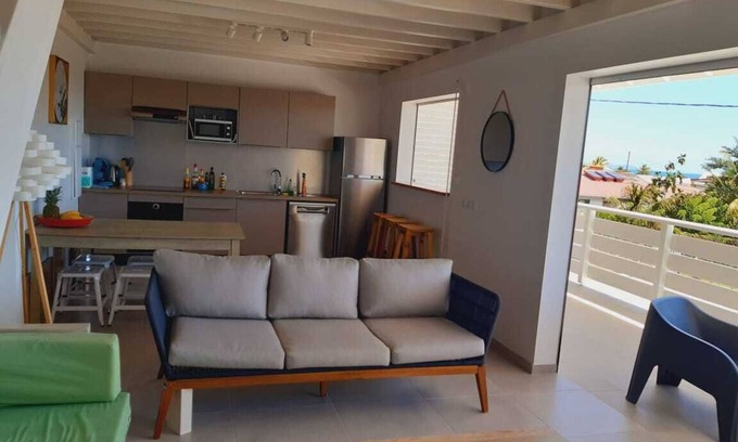 Tartane Apartamento | Loft 3 bedrooms 2 bathrooms Large terrace 150m sea view small ANCV cheq ok