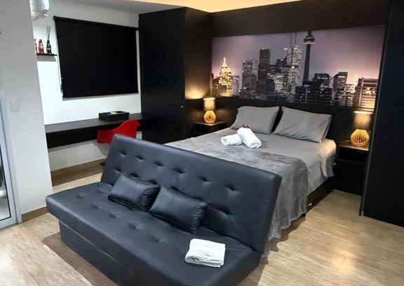 Sorocaba Apartamento | Loft aconchegante com varanda Campolim