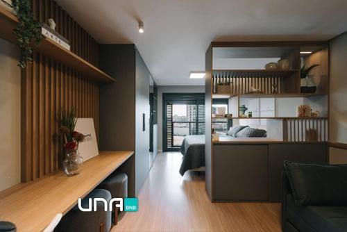 Sao Goncalo Apartamento | Loft com garagem no Parque Una