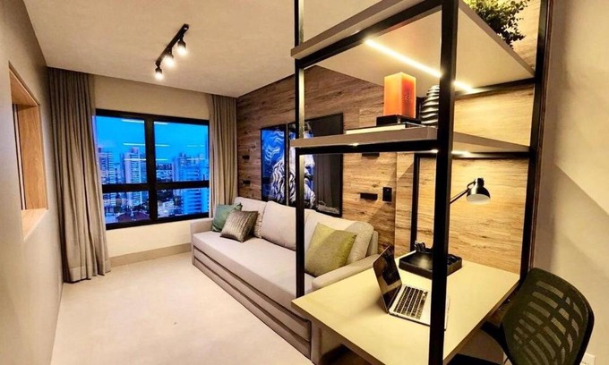 Santa Fe Apartamento | Loft de Luxo c/Home Office ao lado Shopping CG.