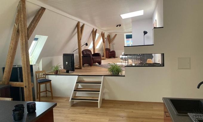 Gronau Apartamento | Loft in der alten Spinnerei