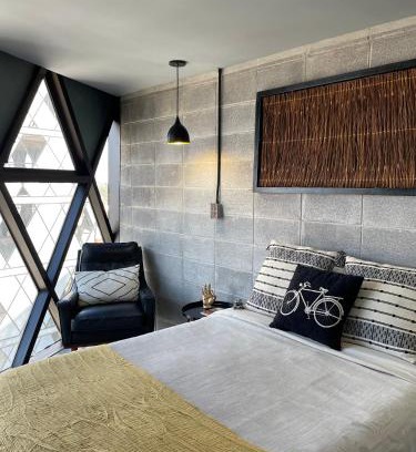 Cholula Apartamento | Loft industrial vista a los volcanes