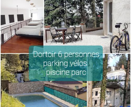 Tournon-sur-Rhone Casa | Loft La Rotonde à La Terrasse local vélos piscine 2 à 6 personnes