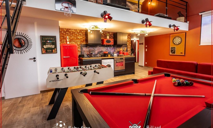 Jacquard - Prefecture Apartamento | Loft "las Vegas Game's" 🎰 Casino Babyfoot 🎲 Bar Jeux 🎮 PS5 🍿cinéma