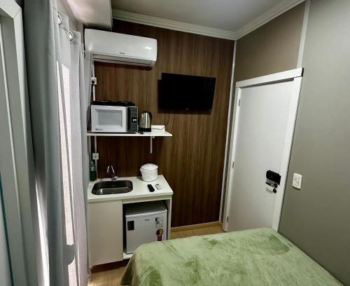Esplanada Apartamento | Loft Lux SM 10 (Smart TV, Ar condicionado, Cozinha)