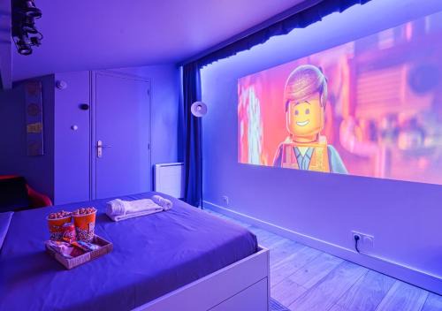 Melun Apartamento | Loft Premium - Rétro Gaming & Cinéma - Centre Melun