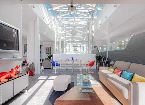 Le Rouet Apartamento | Loft Stern, carré d'Or Marseille, 10 pers, 3 chambres, 260 m2, dernier étage