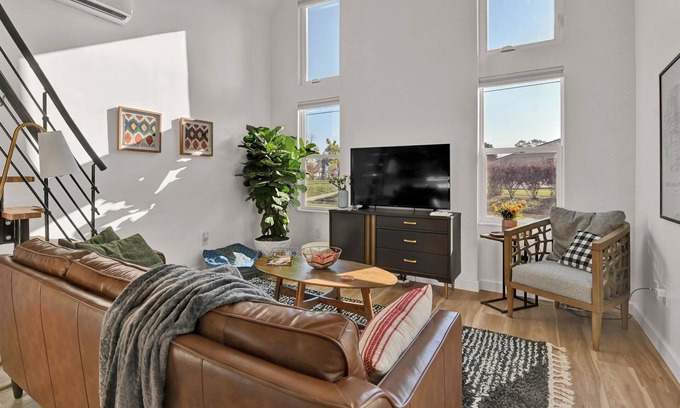 Indianapolis Cabaña | Lofted house 3 min from Lucas Oil Stadium/downtown