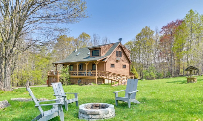 Denver Cabina | Log Cabin: 9 Mi to Plattekill & Belleayre Mtn