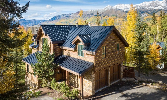 Mountain Village Cabina | Log Cabin by InvitedHome | Patio, Hike, Hot Tub, Walk to Gondola