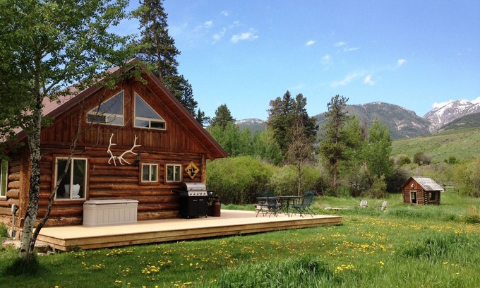 Gardiner Cabina | Log Cabin Getaway On Ranch cerca de Yellowstone Park
