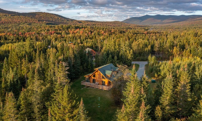 Twin Mountain Cabina | Log cabin in the White Mountains, near Bretton Woods