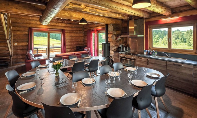 La Pesse Casa | Log cabin with 25 m2 terrace and unobstructed view