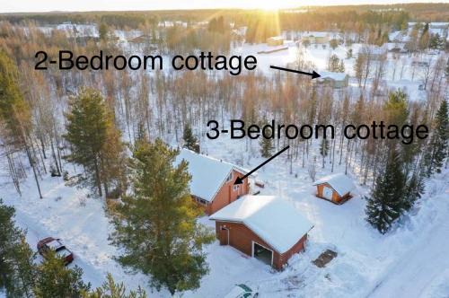 Rovaniemi Villa | Log cottages in 10 min from Santa Claus Village-Sauna&FreeParking