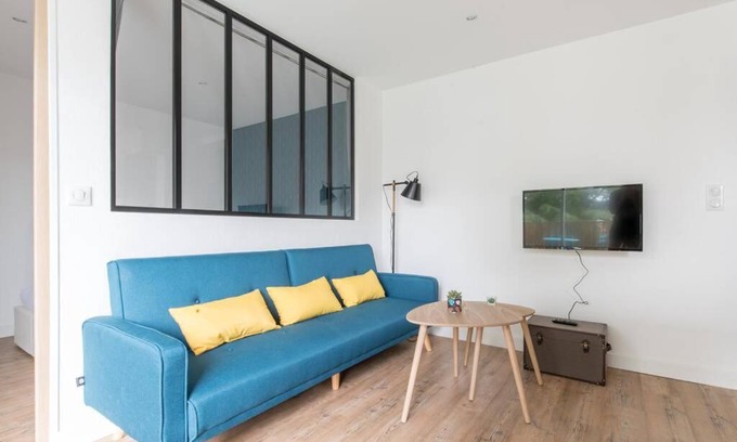 Saint-Nazaire Apartamento | Logement confort moderne au pied du Front de Mer