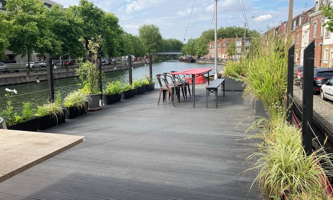 Bois Blancs Alquiler De Eote | Logement sur une Péniche Dans un Cartier Calme Face à Euratechnologie